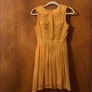 Tramp, Mustard Yellow Dress, Small
